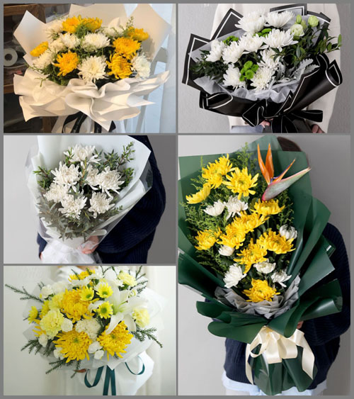 安徽六安市裕安区石板冲乡砚瓦池村白事花束代送